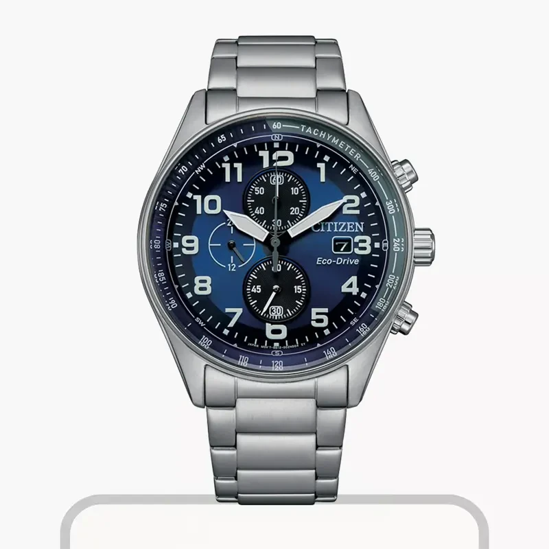 Citizen Chronograph Eco-Drive Blue Dial Men's Watch- CA0770-72L